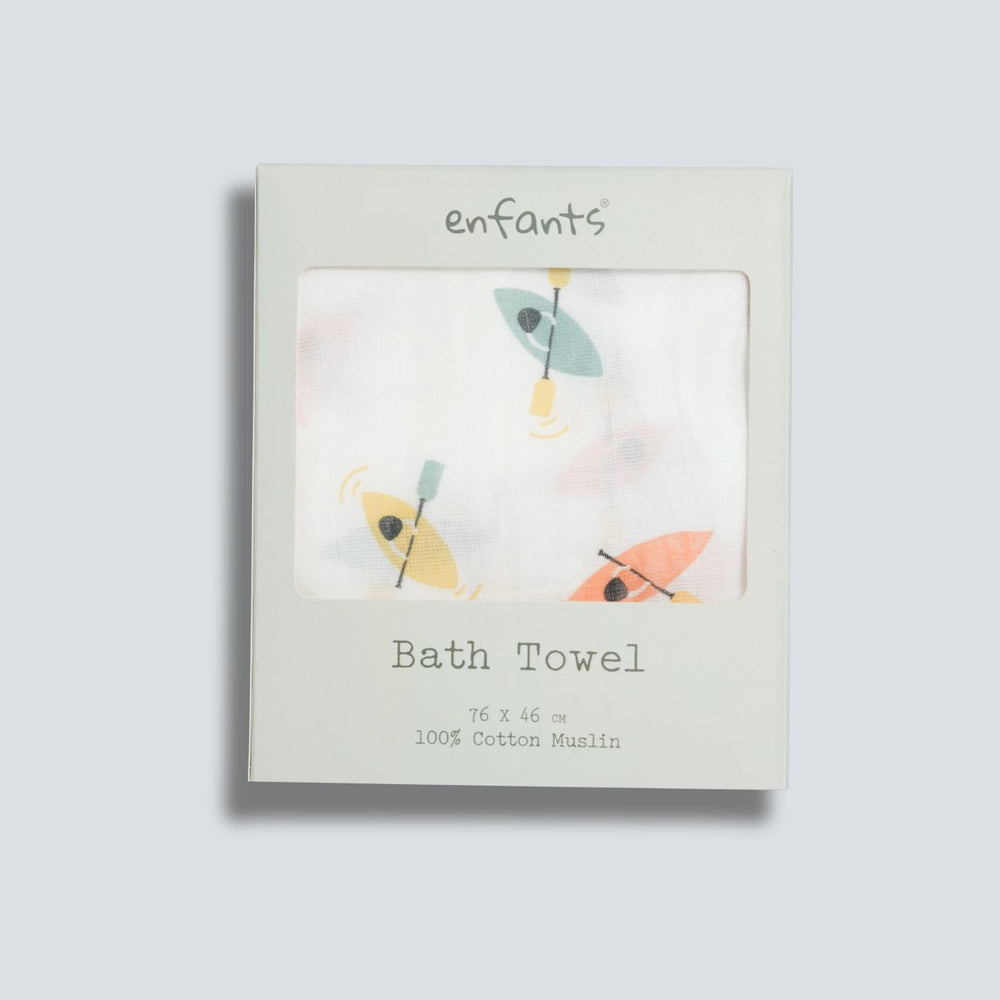Tiny Sailor Muslin Bath Towel