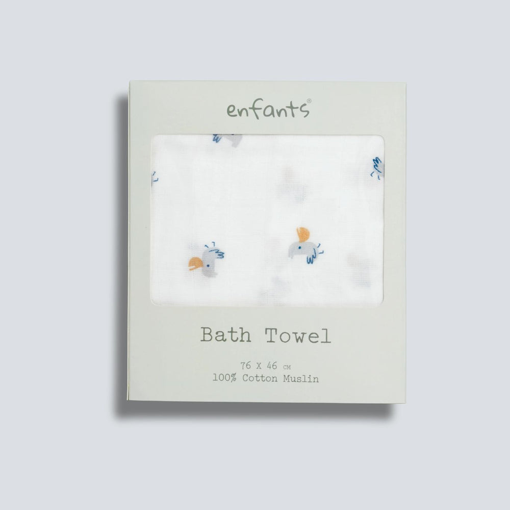 Birdie Bath Muslin Bath Towel