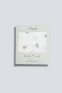 Birdie Bath Muslin Bath Towel 3 Pcs Pack