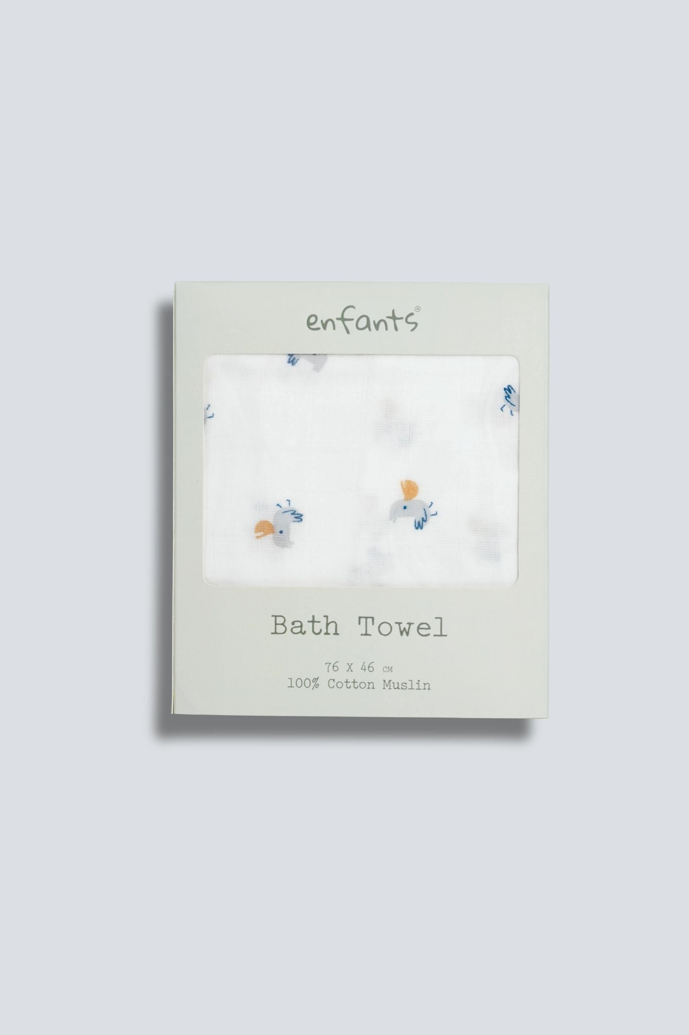 Birdie Bath Muslin Bath Towel 3 Pcs Pack