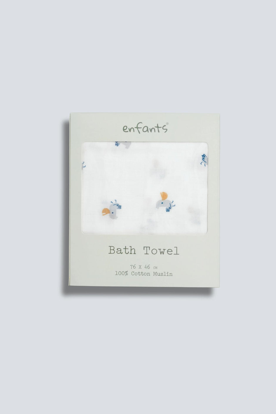 Birdie Bath Muslin Bath Towel 3 Pcs Pack