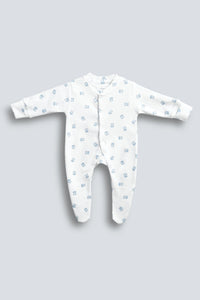 Little Teddy Poppers Sleepsuit