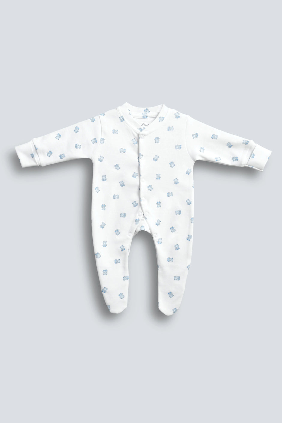 Little Teddy Poppers Sleepsuit