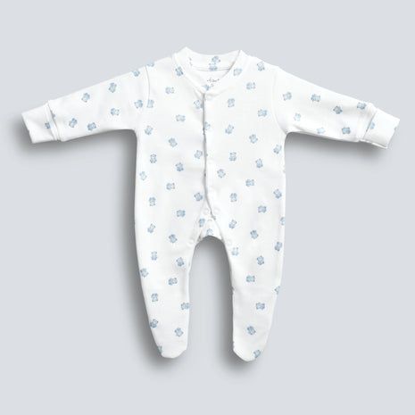 Little Teddy Poppers Sleepsuit