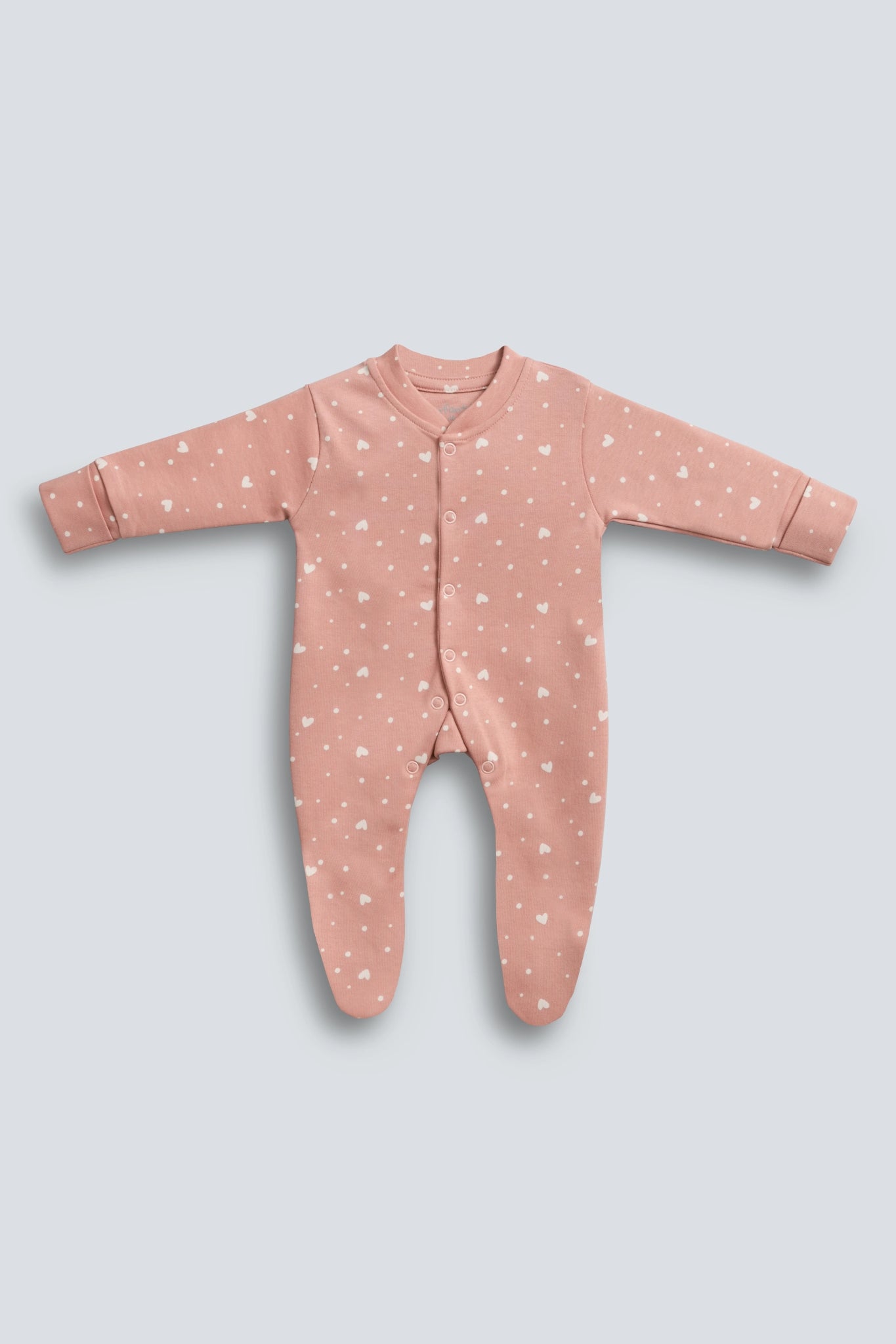 Peachy Stars Sleepsuit