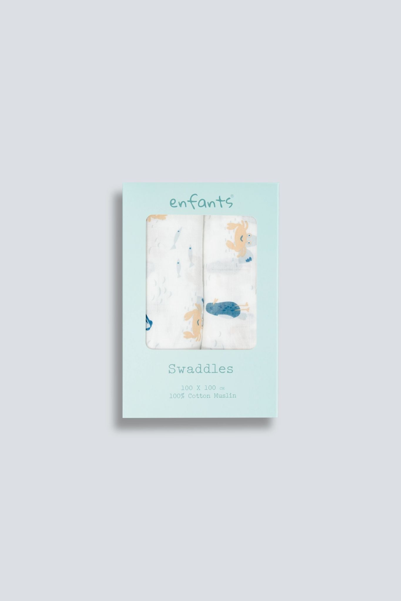 Splashy Sea Fun Swaddle