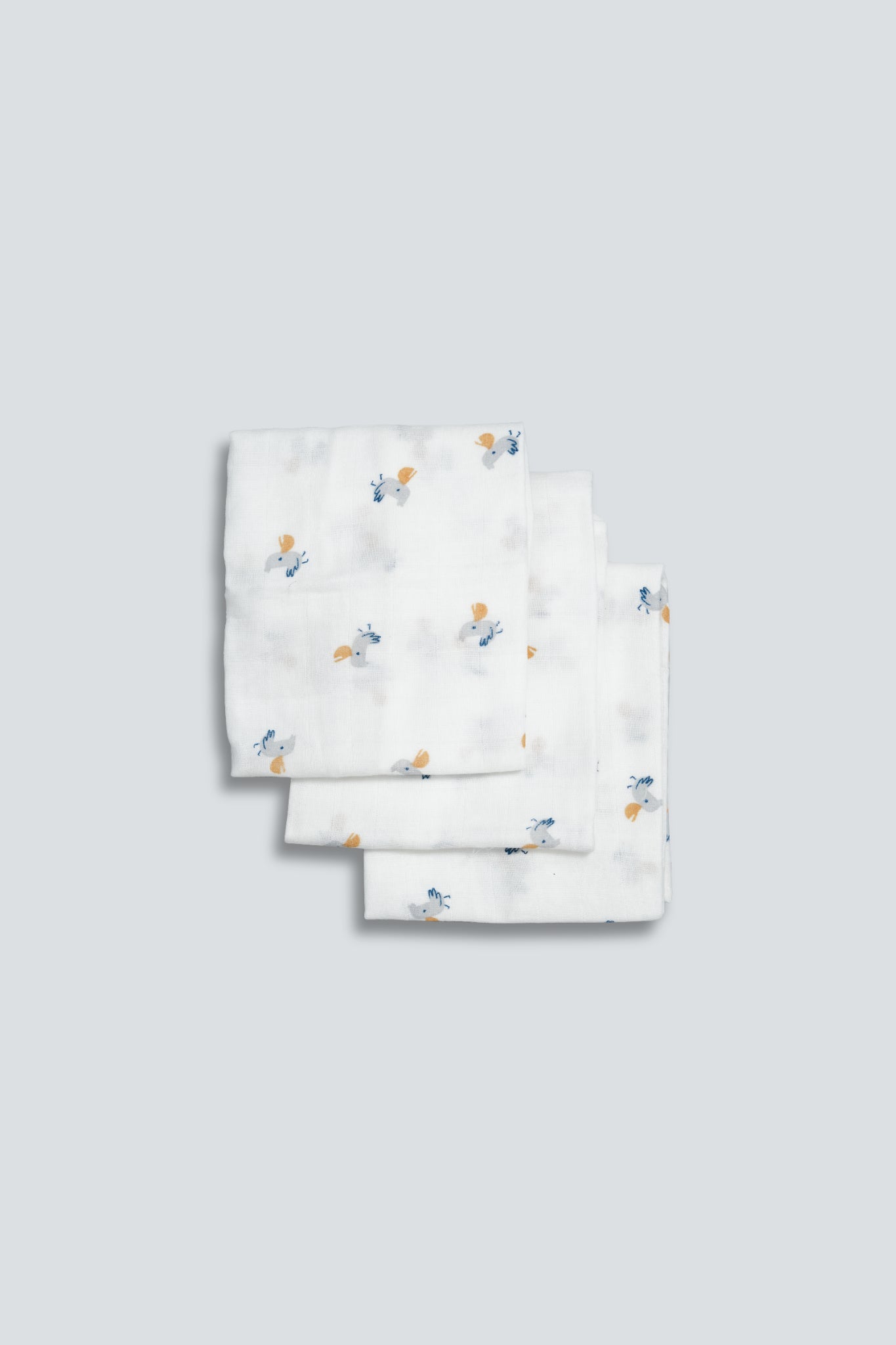 Birdie Bath Muslin Bath Towel 3 Pcs Pack