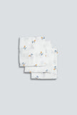 Birdie Bath Muslin Bath Towel 3 Pcs Pack