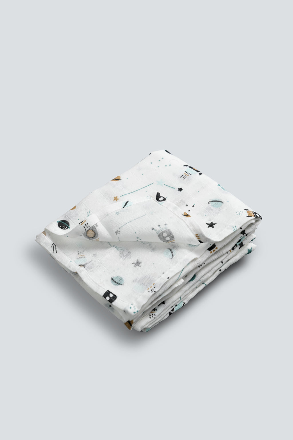 Rocket Ride Muslin Bath Towel 3 Pcs Pack