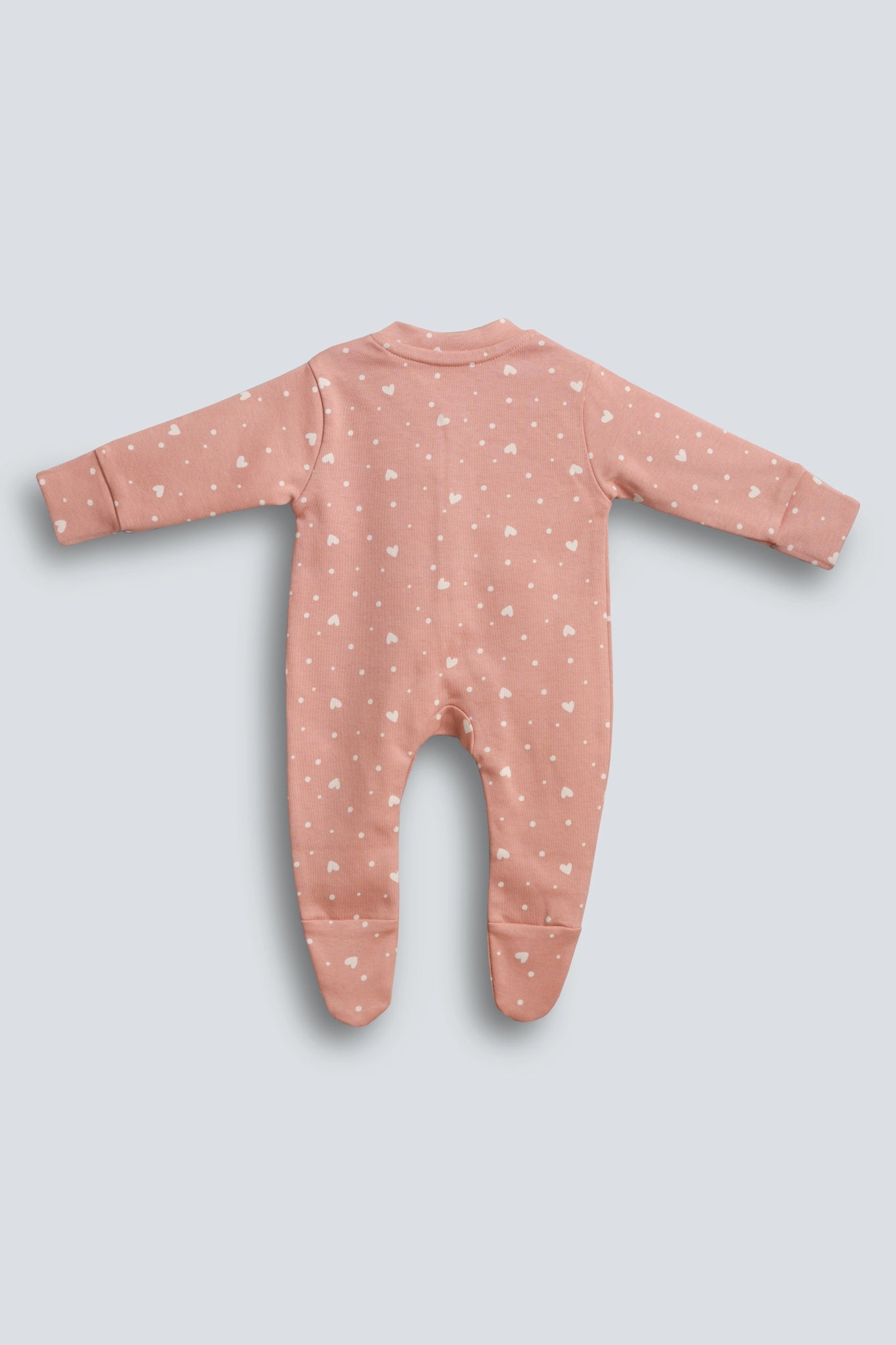 Peachy Stars Sleepsuit