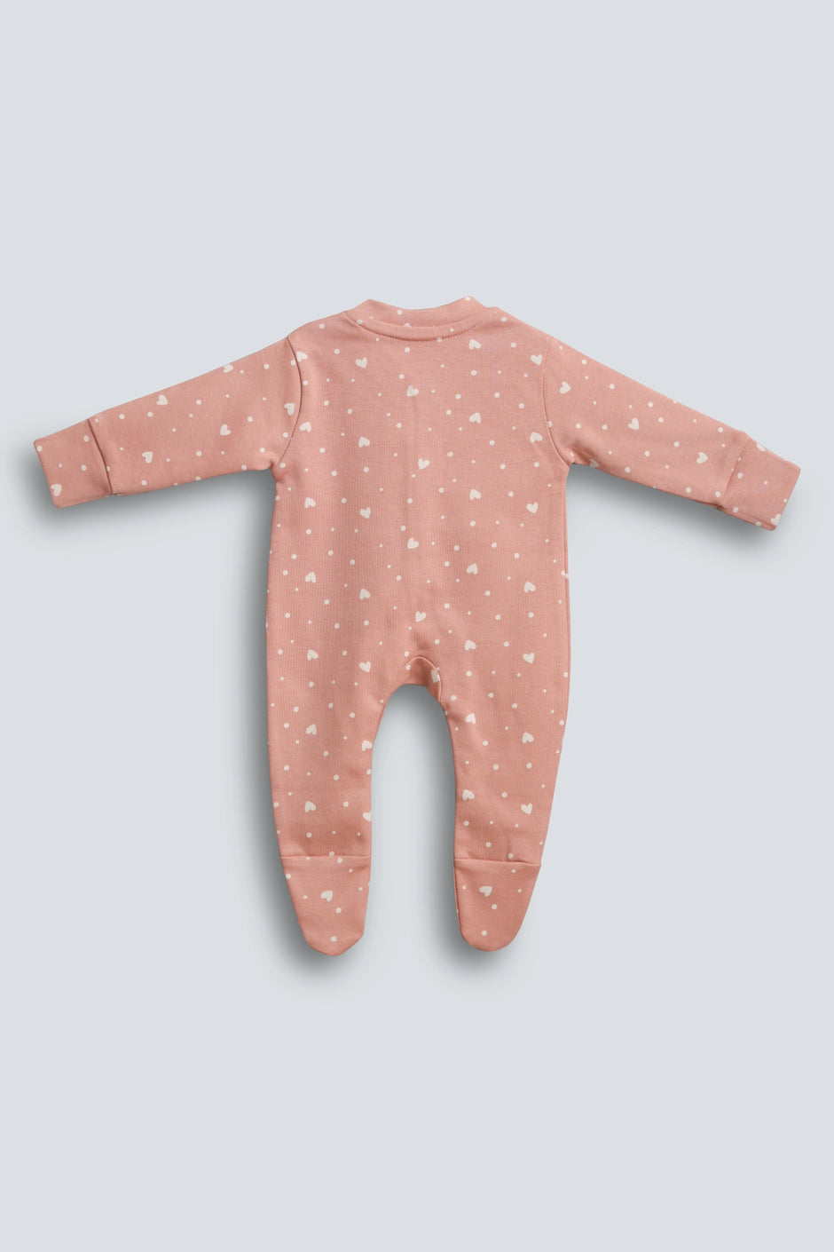 Peachy Stars Sleepsuit