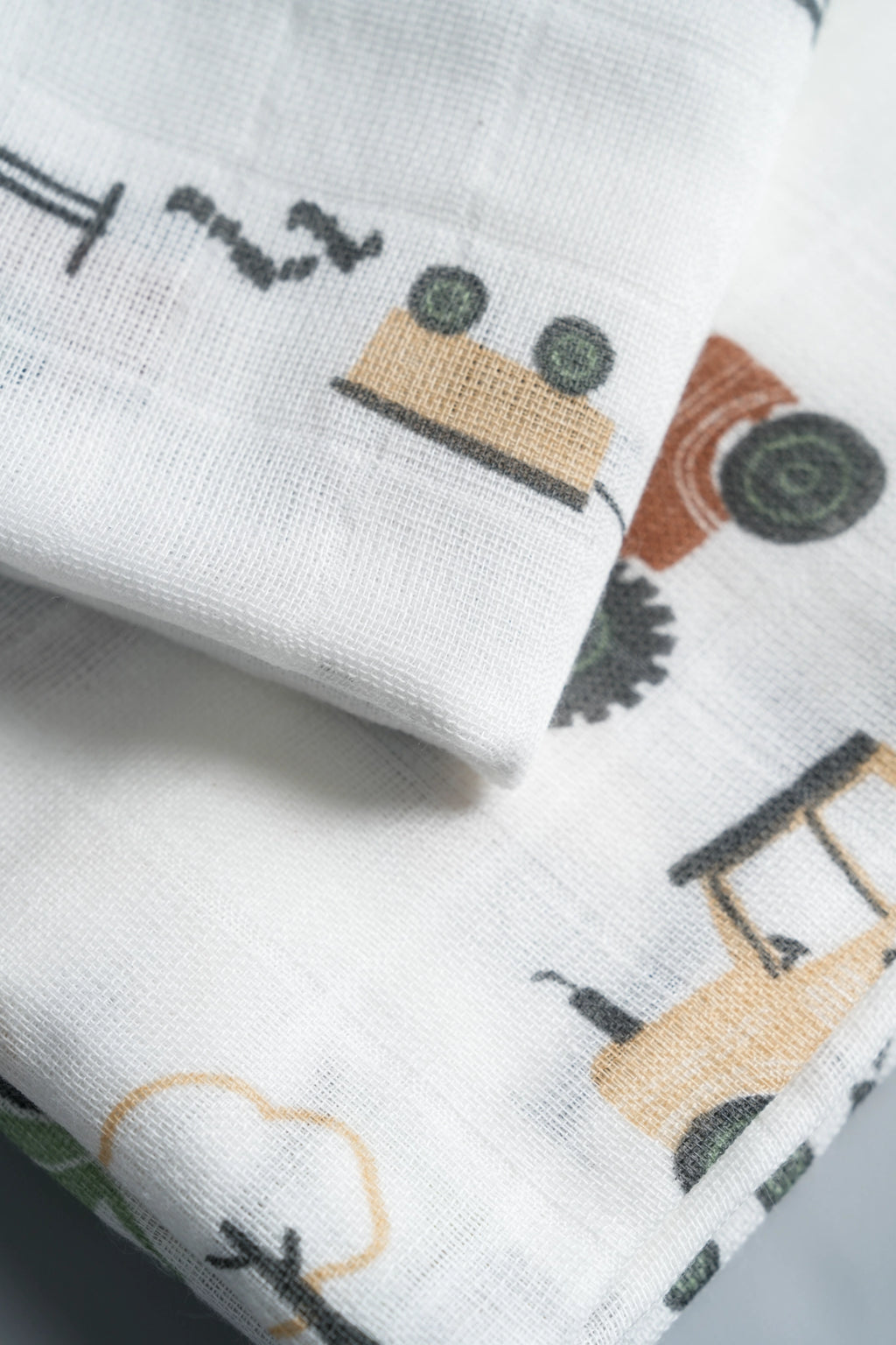 Farm Fun Muslin Bath Towel 3 Pcs Pack