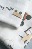 Farm Fun Muslin Bath Towel 3 Pcs Pack