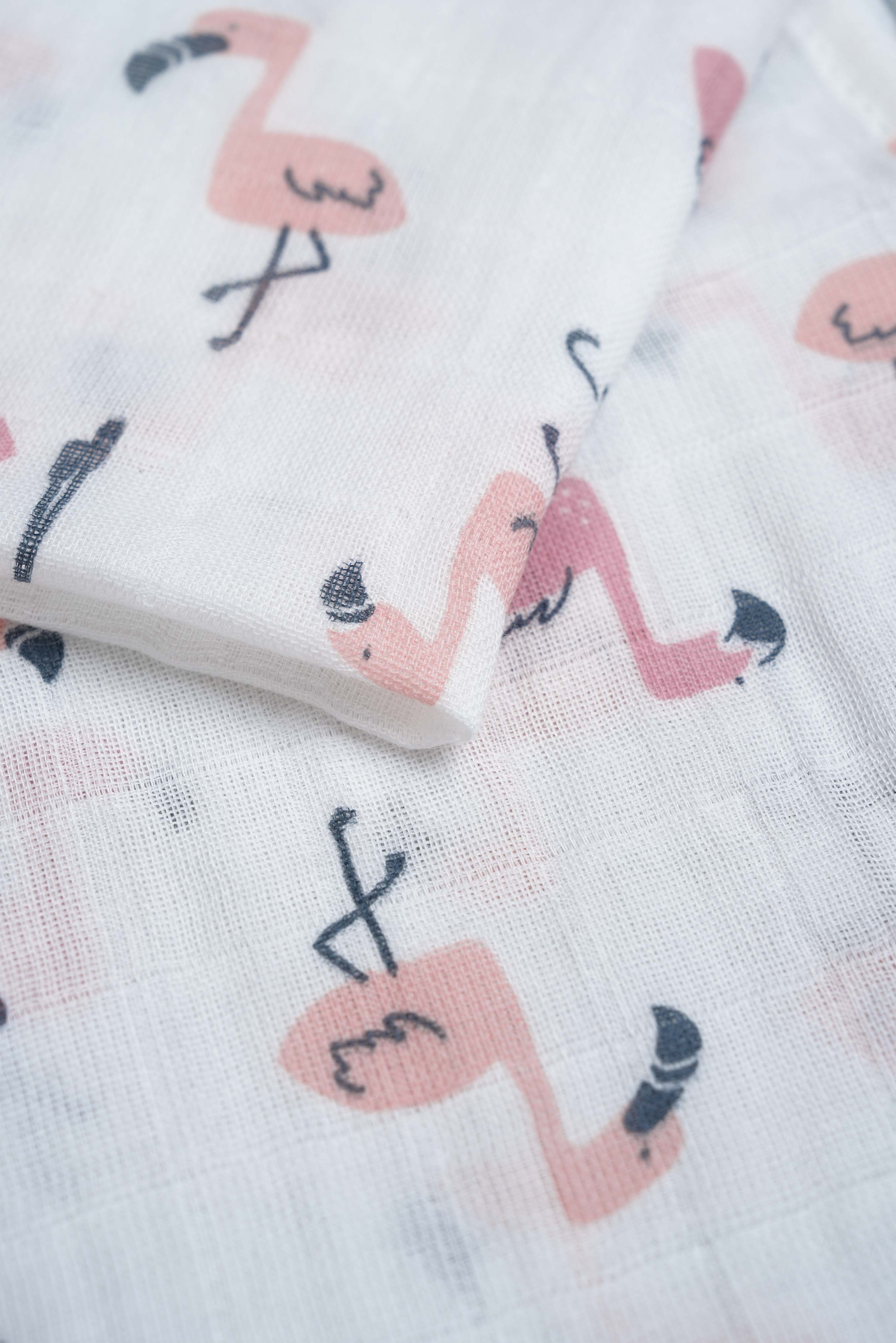 Flamingo Float Face Clothes 6 Pcs Pack