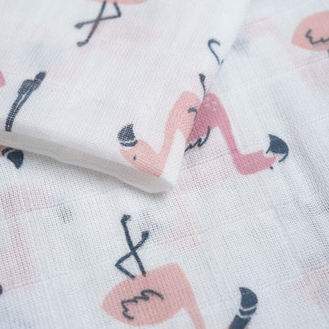 Flamingo Float Face Clothes 6 Pcs Pack