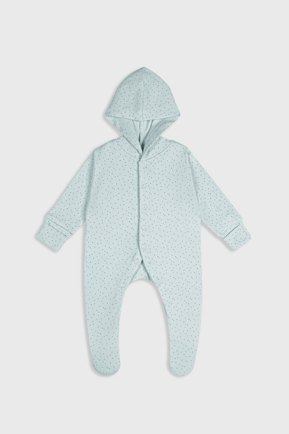 Whimsical Dots (Light Teal) - Baby Jumpsuit