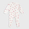 Playful Polka Dot (White & Red) - Sleep Suit