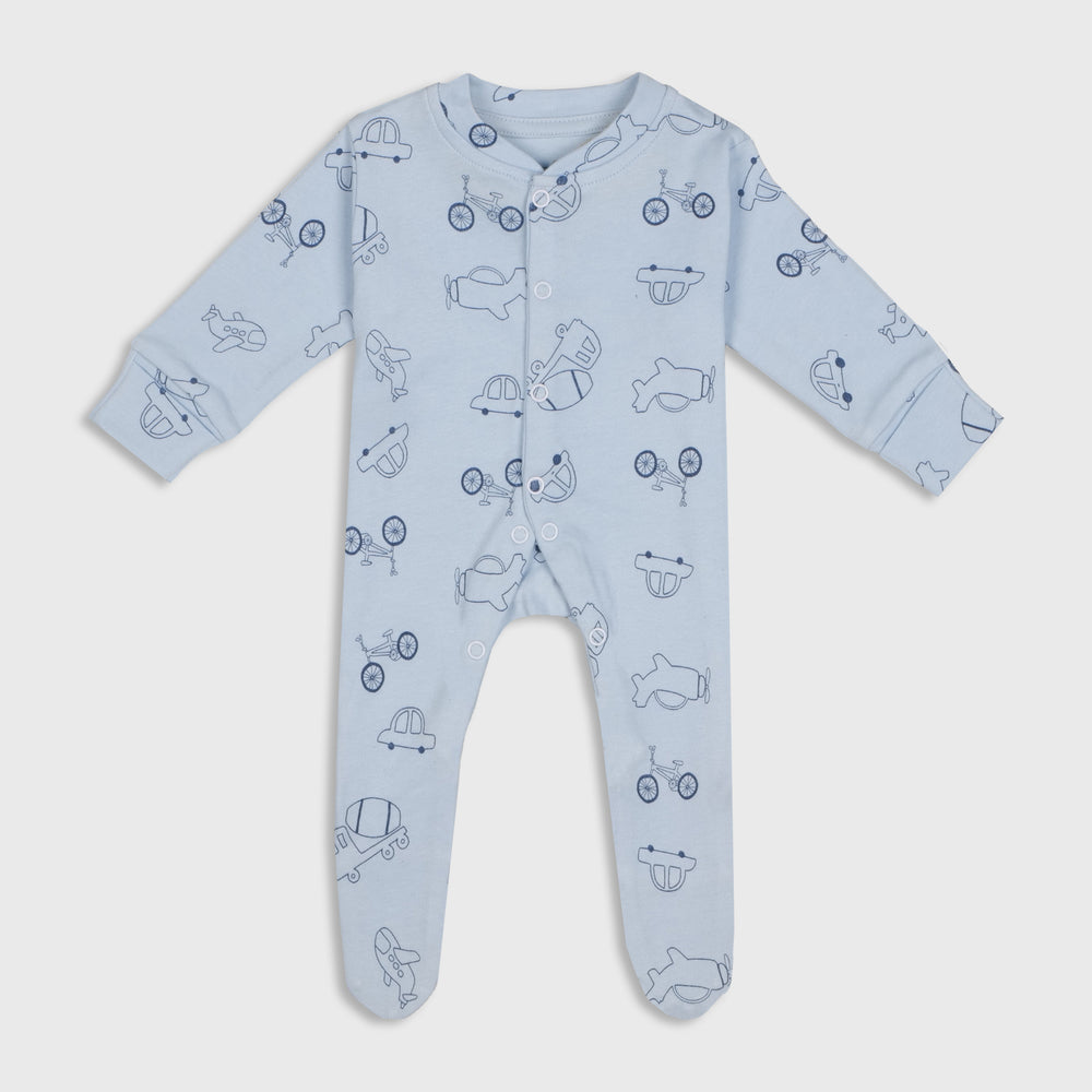 Wiggly Wheels Sleepsuit