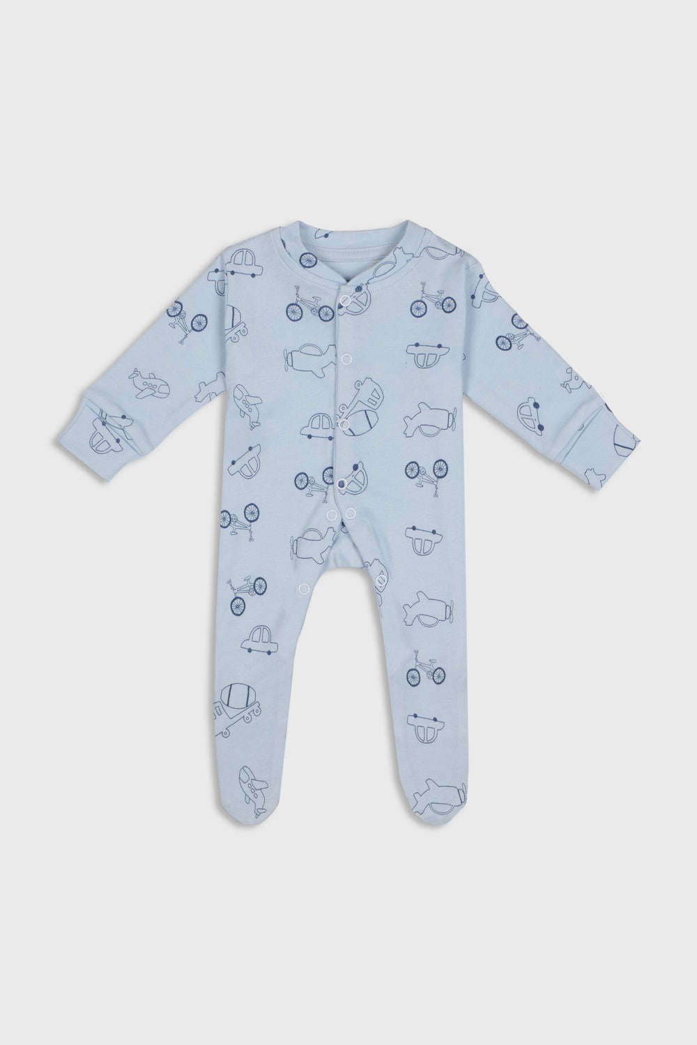 Wiggly Wheels Sleepsuit