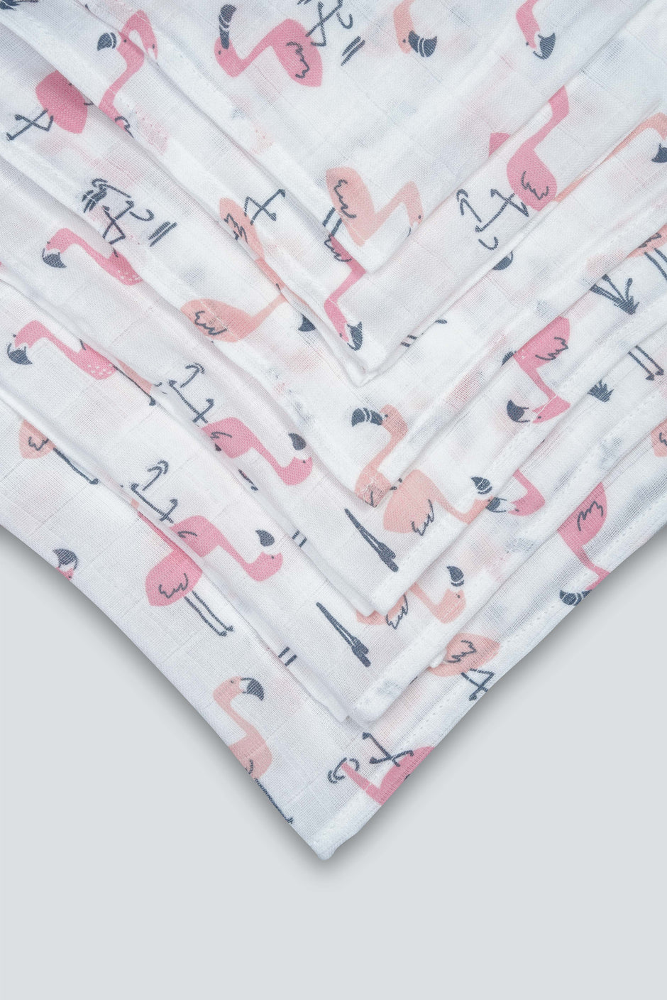 Flamingo Float Face Clothes 6 Pcs Pack