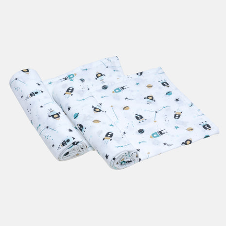 Space Explorer Swaddle 2 Pcs Pack