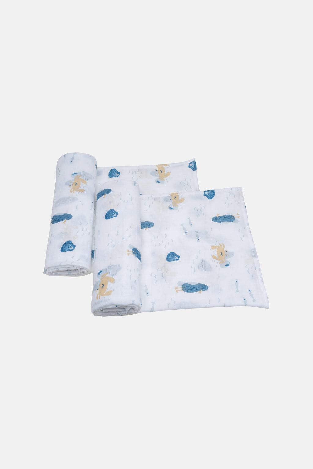Splashy Sea Fun Swaddle 2 Pcs Pack