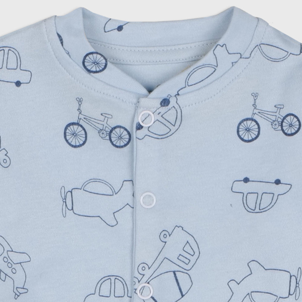 Wiggly Wheels Sleepsuit