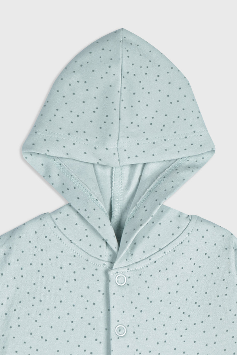 Whimsical Dots (Light Teal) - Baby Jumpsuit