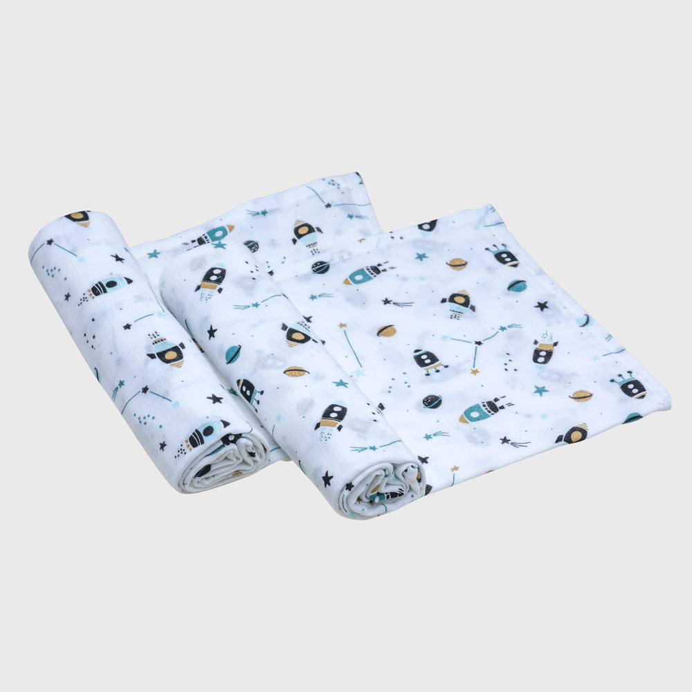 Space Explorer Swaddle Duo