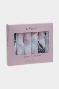 Leafy Love Face Cloths 6 Pcs Pack