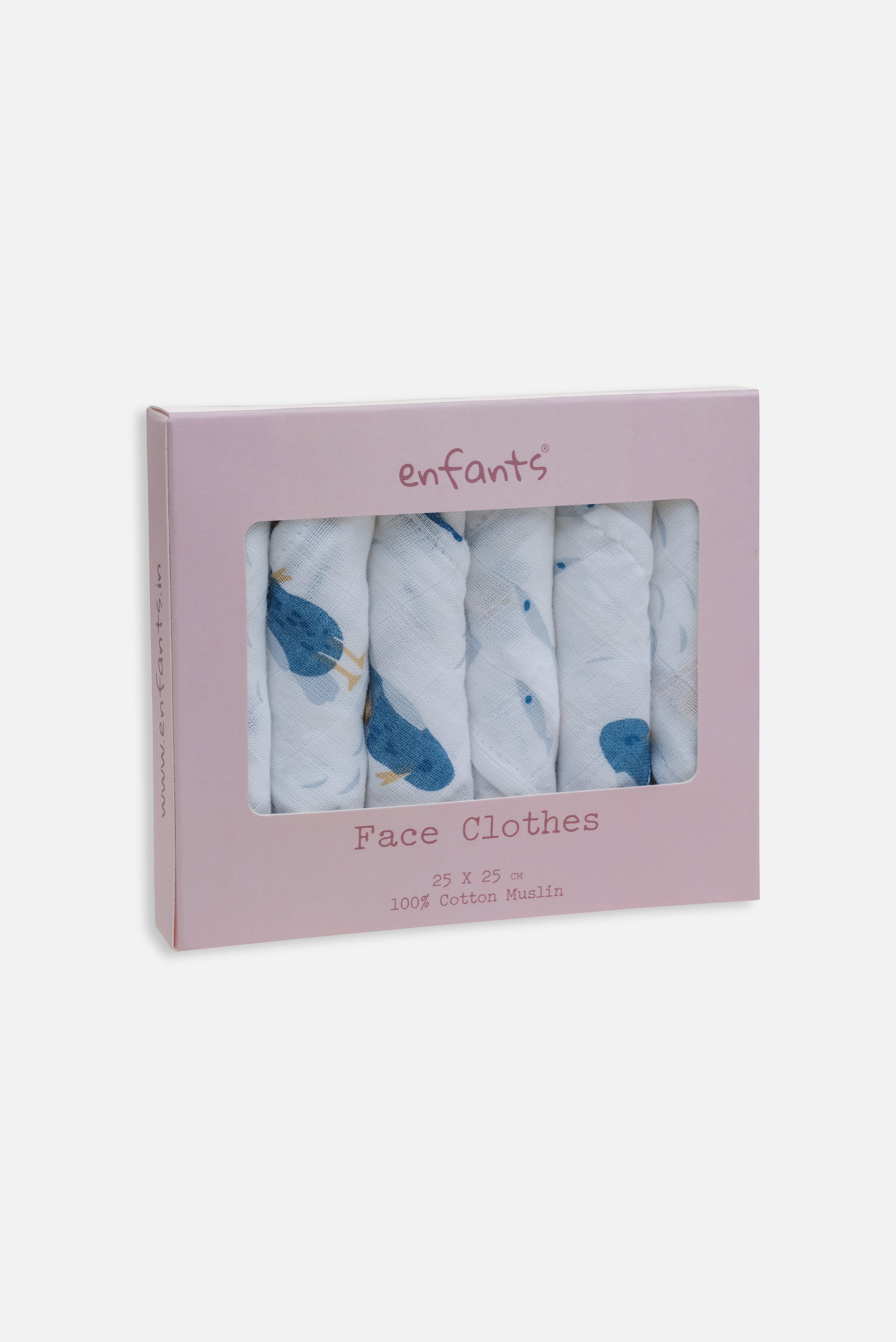 Birdie Buddies Face Cloths 6 Pcs Pack
