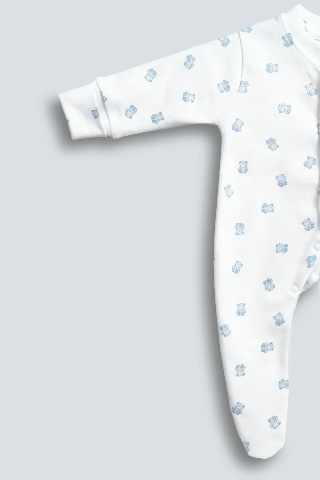 Little Teddy Poppers Sleepsuit