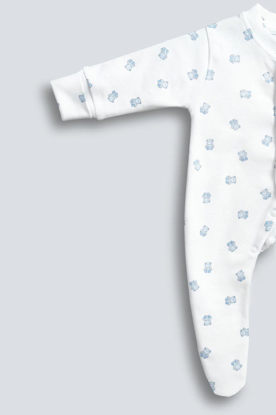 Little Teddy Poppers Sleepsuit