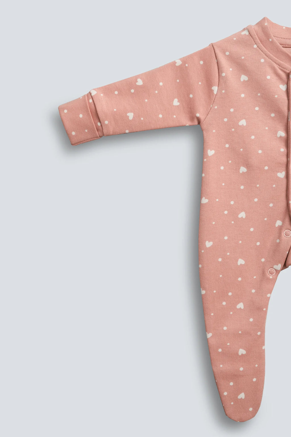 Peachy Stars Sleepsuit