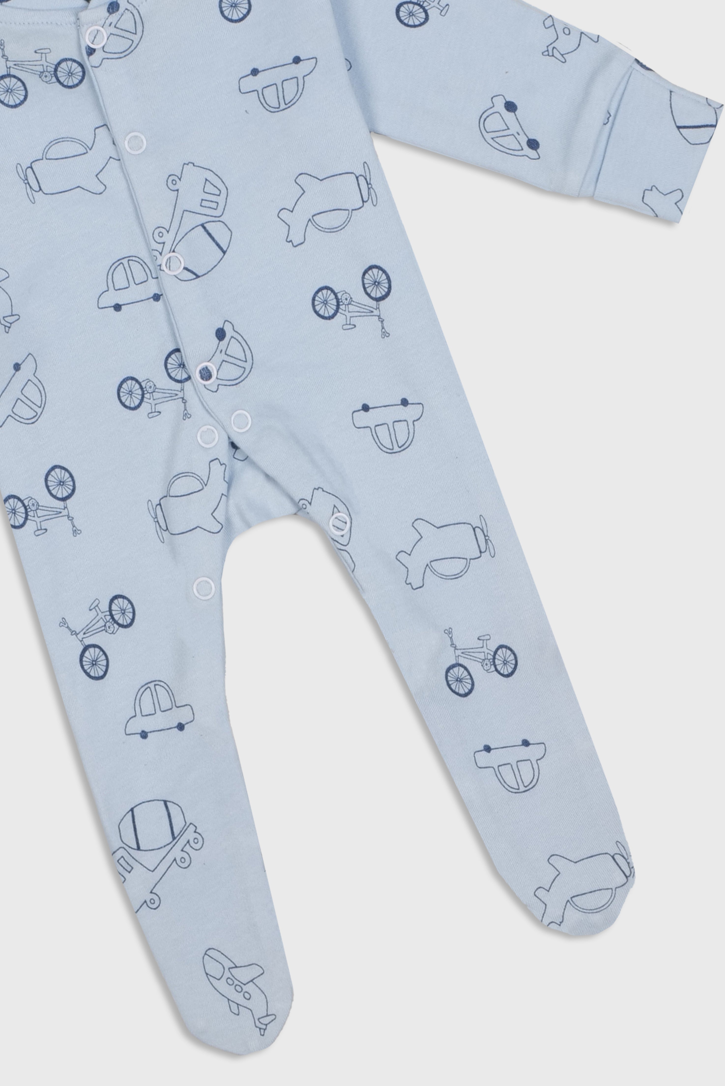 Wiggly Wheels Sleepsuit