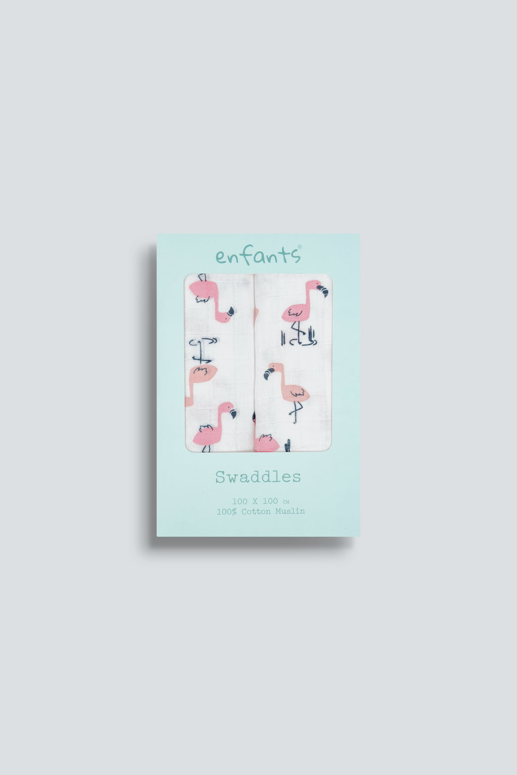 Flamingo Float Swaddle 2 Pcs Pack