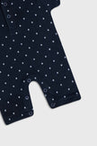 Playful Polka Dot (Navy Blue & White) - Romper