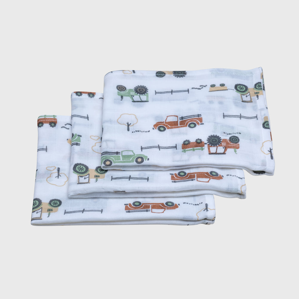 Farm Fun Muslin Bath Towel