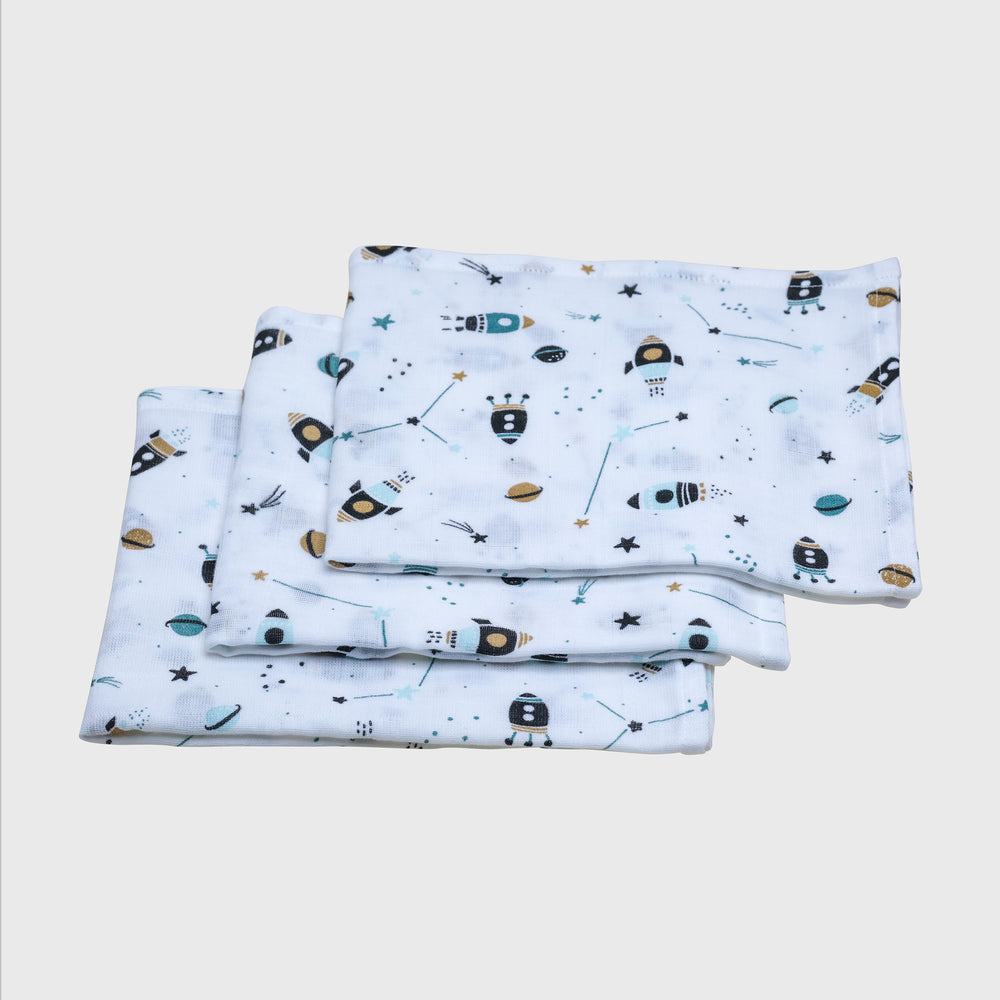 Rocket Ride Muslin Bath Towel