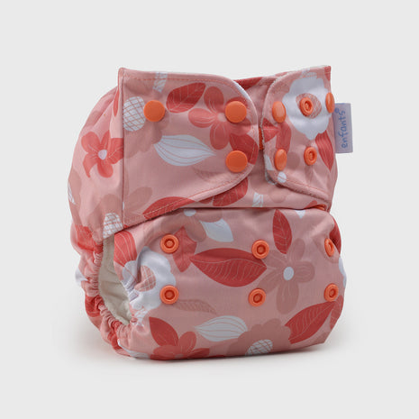 Coral Garden Natural Bamboo Reusable Diaper