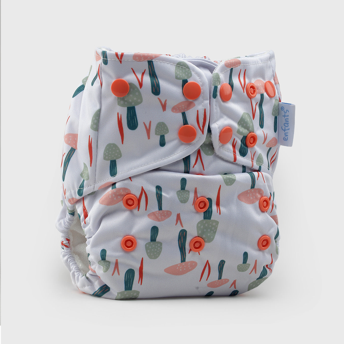 Misty Mushroom Natural Bamboo Reusable Diaper