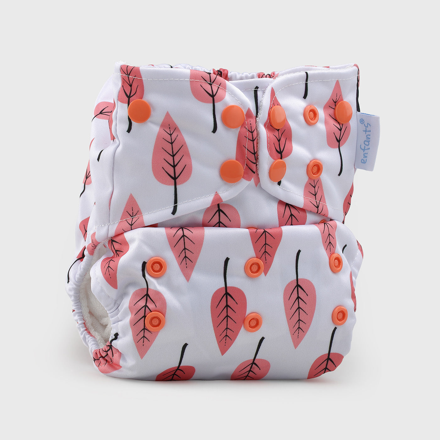 Cherry Fall Natural Bamboo Reusable Diaper