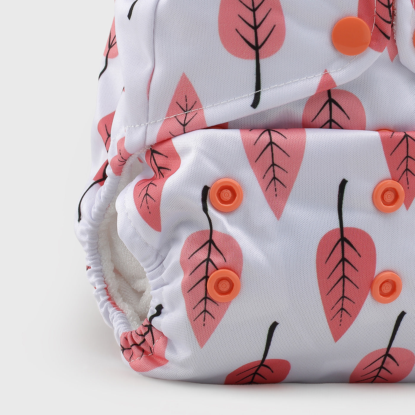 Cherry Fall Natural Bamboo Reusable Diaper
