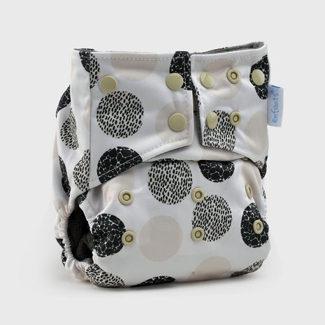 Desert Moon Grey Polar Fleece Reusable Diaper