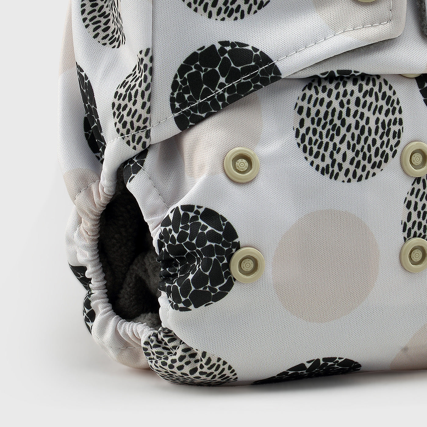 Desert Moon Grey Polar Fleece Reusable Diaper