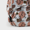 Terracitta Vine Grey Polar Fleece Reusable Diaper