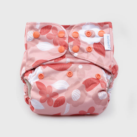Coral Garden Natural Bamboo Reusable Diaper