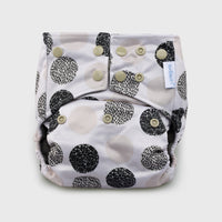 Desert Moon Grey Polar Fleece Reusable Diaper