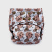 Terracitta Vine Grey Polar Fleece Reusable Diaper