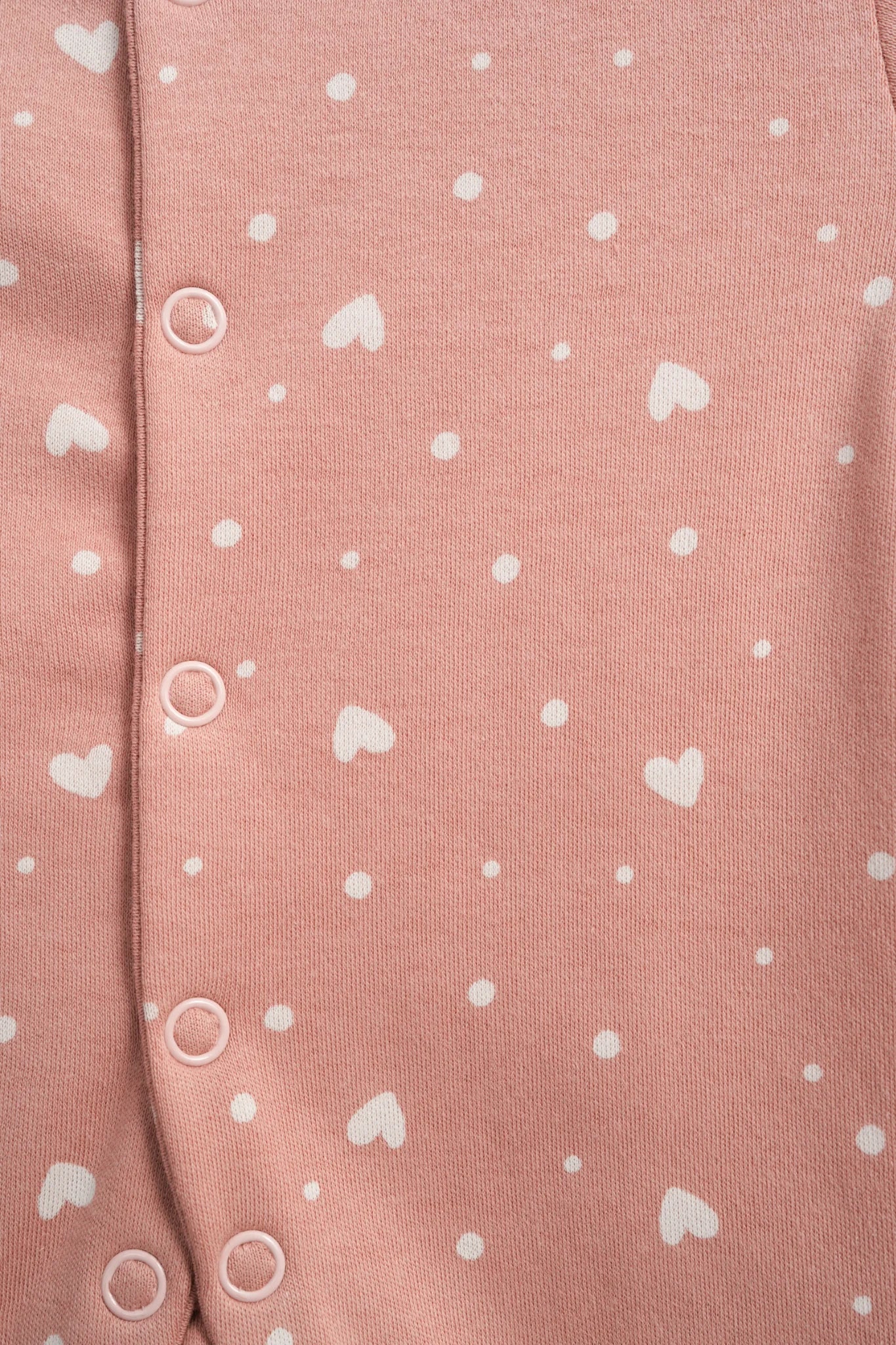 Peachy Stars Sleepsuit